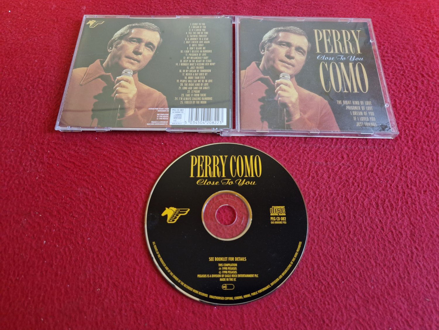 PERRY COMO CLOSE TO YOU CD