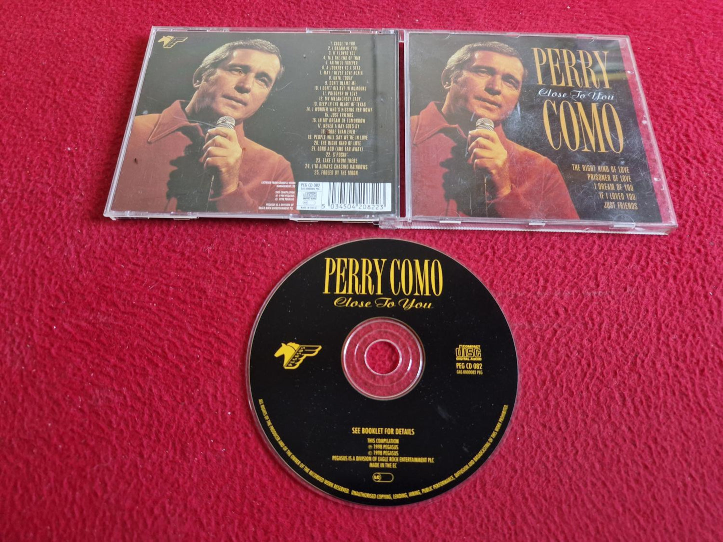 PERRY COMO CLOSE TO YOU CD