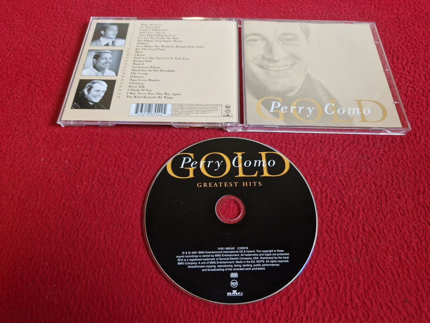 PERRY COMO GOLD GREATEST HITS CD