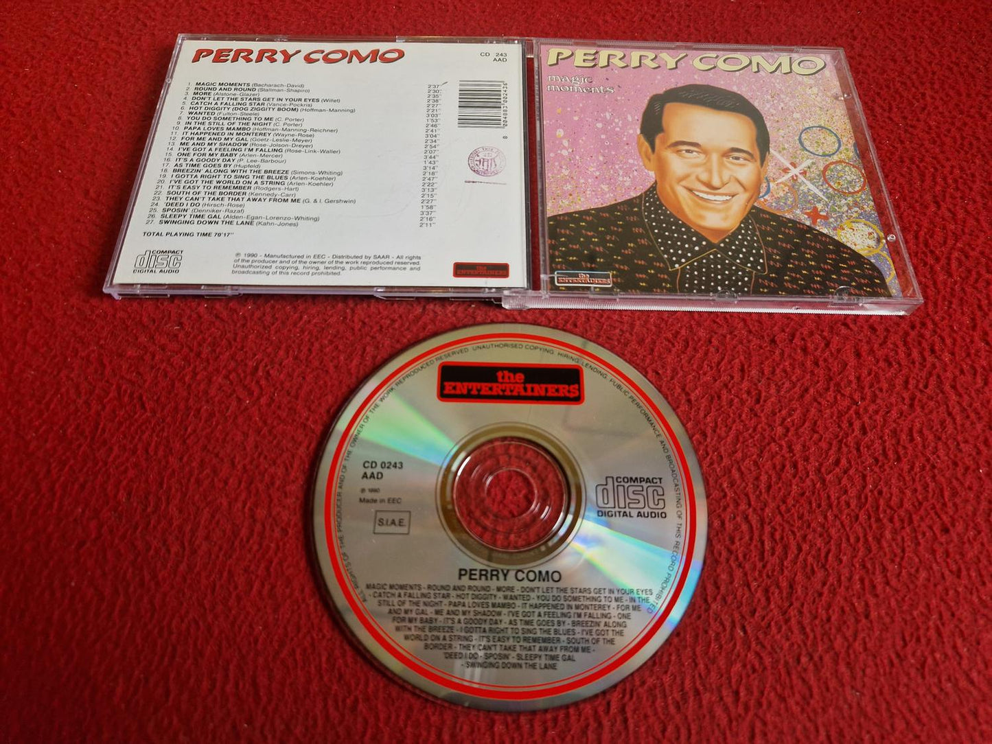 PERRY COMO MAGIC MOMENTS CD