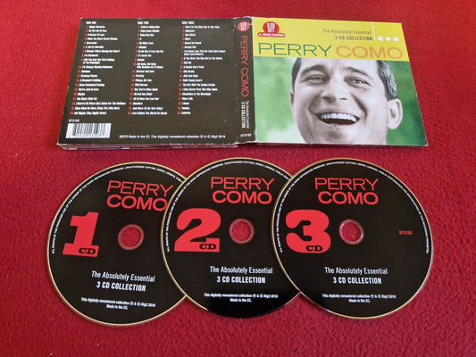 PERRY COMO THE ABSOLUTELY ESSENTIAL 3 CD COLLECTION BOX