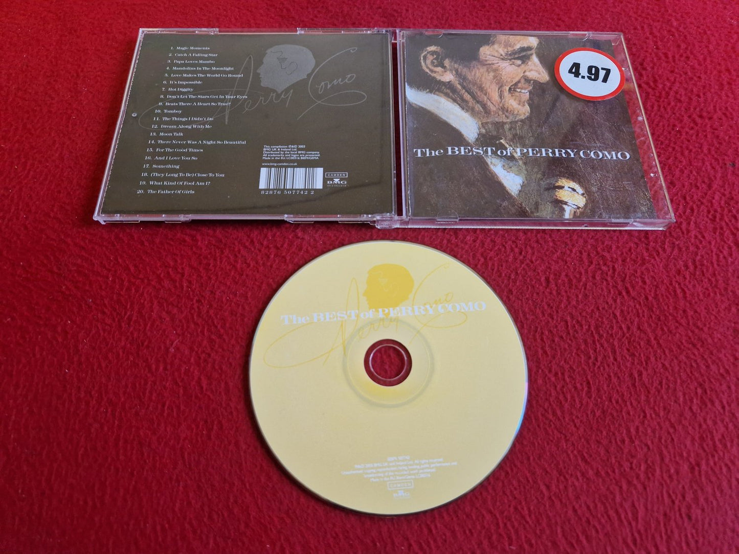 PERRY COMO THE BEST OF PERRY COMO CD