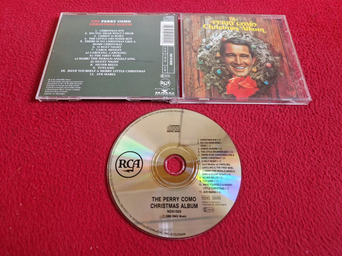 PERRY COMO THE CHRISTMAS ALBUM CD
