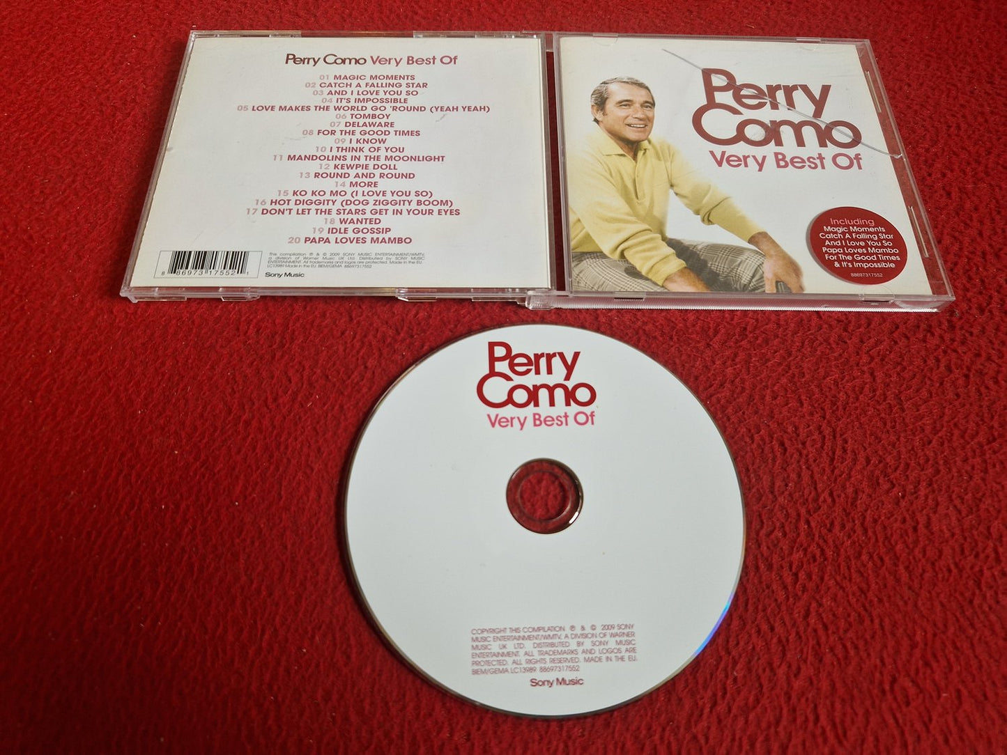 PERRY COMO VERY BEST OF CD