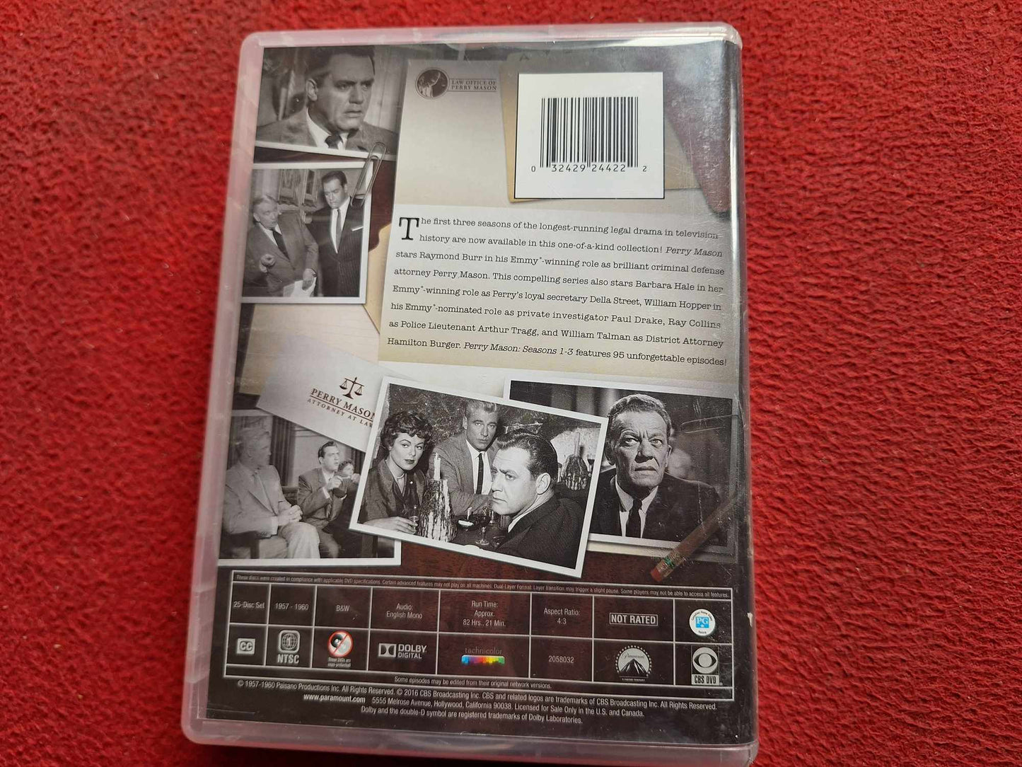 PERRY MASON SEASON 1 - 3 [ REGION 1 NTSC ] [ ENG. TEXT ] BOX DVD