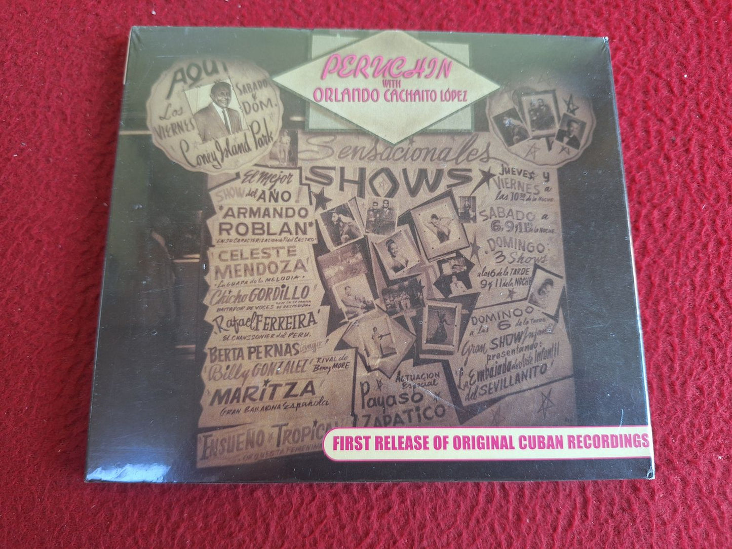 PERUCHIN WITH ORLANDO CACHAITO LOPEZ ORIGINAL CUBAN RECORDINGS CD