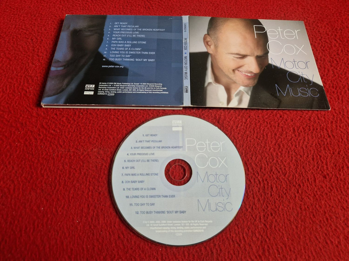 PETER COX MOTOR CITY MUSIC CD
