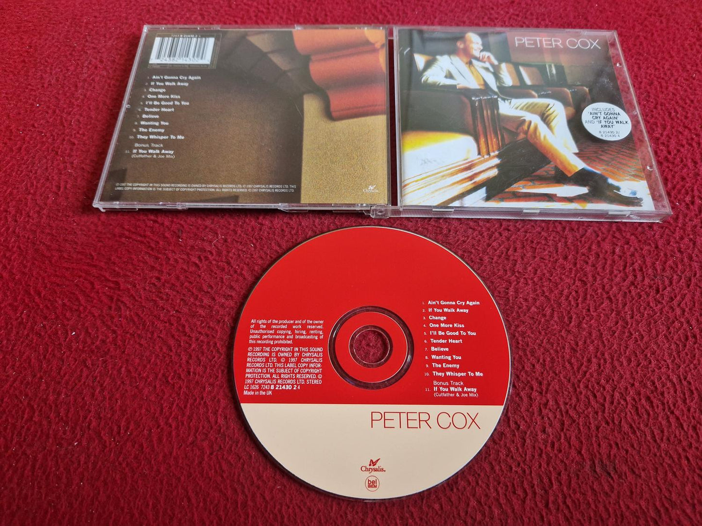 PETER COX - PETER COX CD