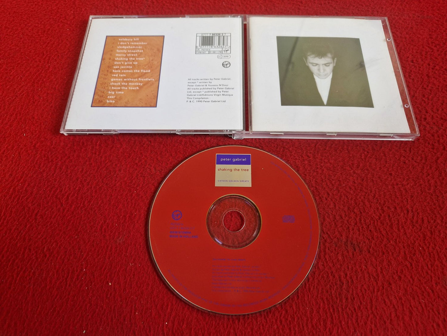 PETER GABRIEL SHAKING THE TREE CD
