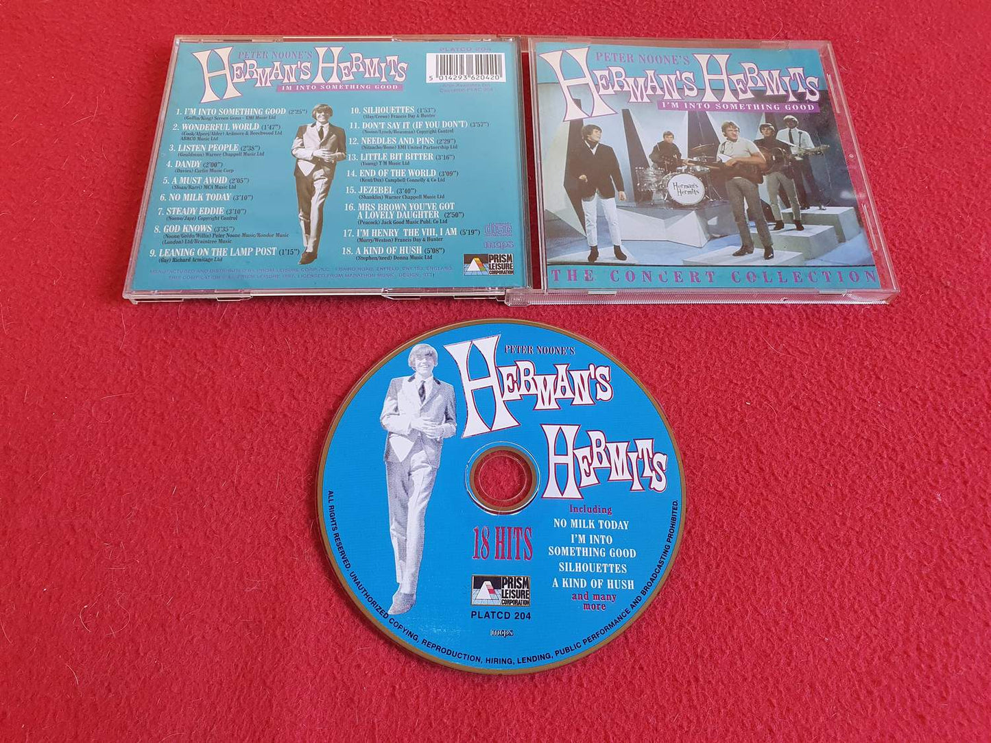 PETER NOONE'S HERMAN'S HERMITS I'M INTO SOMETHING GOOD THE CONCERT COLL. till CD