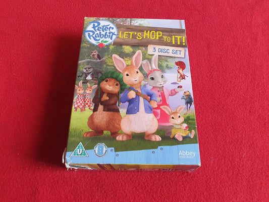PETER RABBIT LET'S HOP TO IT BOX till DVD
