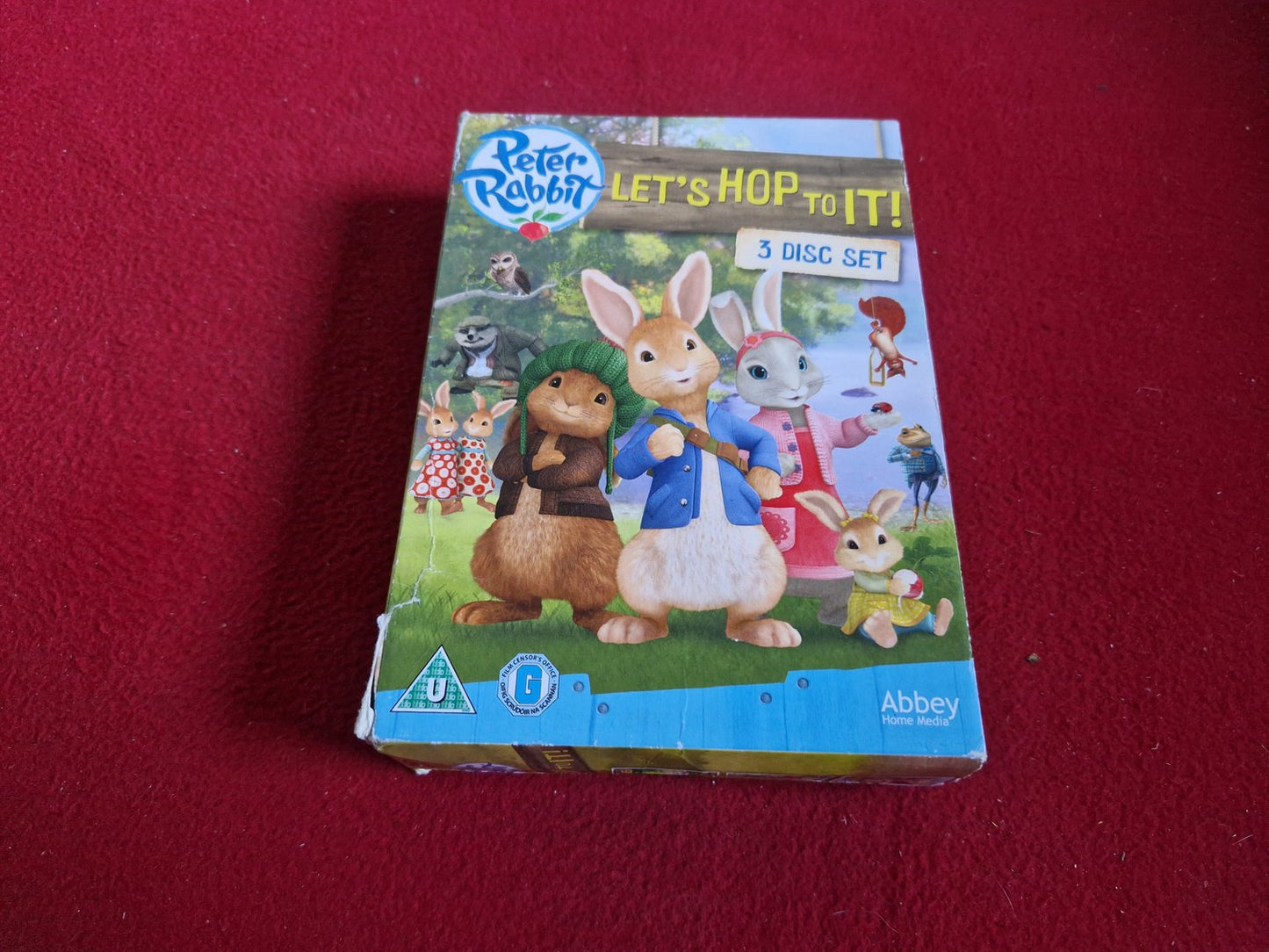 PETER RABBIT LET'S HOP TO IT BOX till DVD