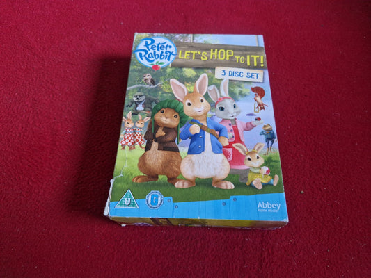 PETER RABBIT LET'S HOP TO IT BOX till DVD