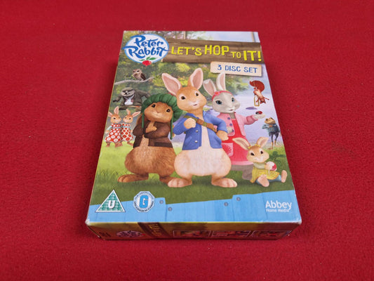 PETER RABBIT LET'S HOP TO IT BOX till DVD