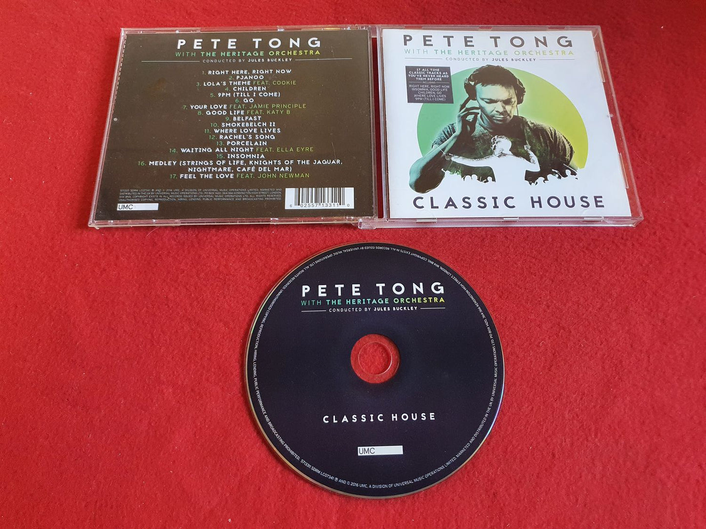 PETE TONG WITH THE HERITAGE ORCHESTRA CLASSIC HOUSE till CD