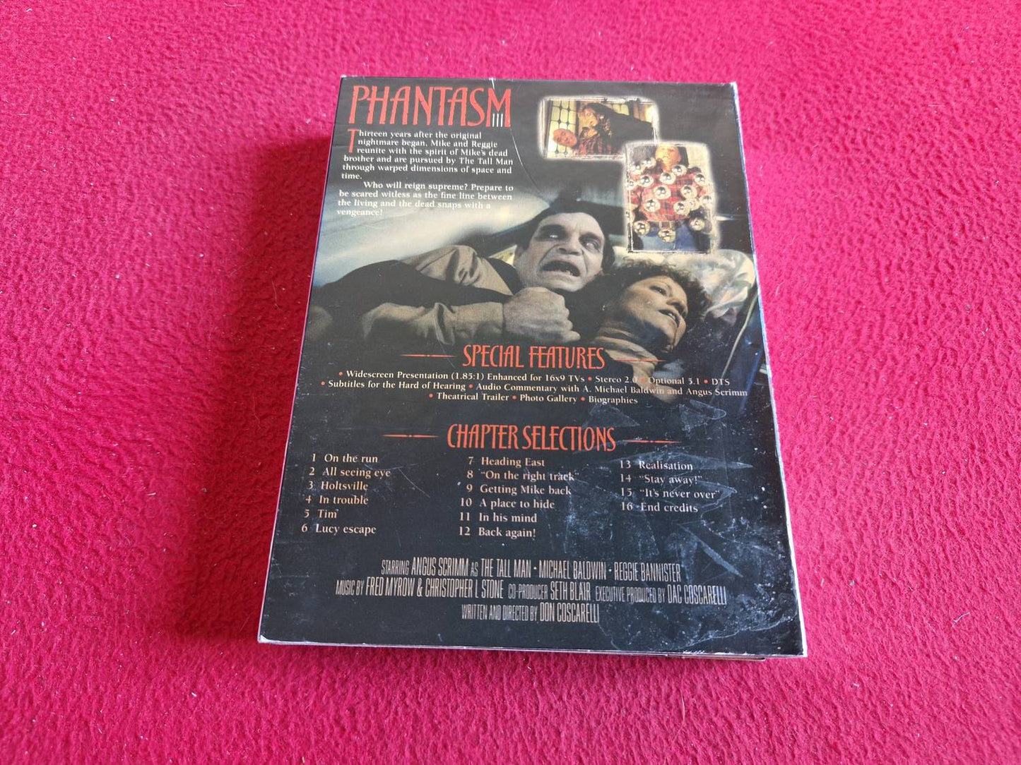 PHANTASM 1- 4 + SPECIAL FEATURES [ ENGELSK TEXT ] BOX DVD