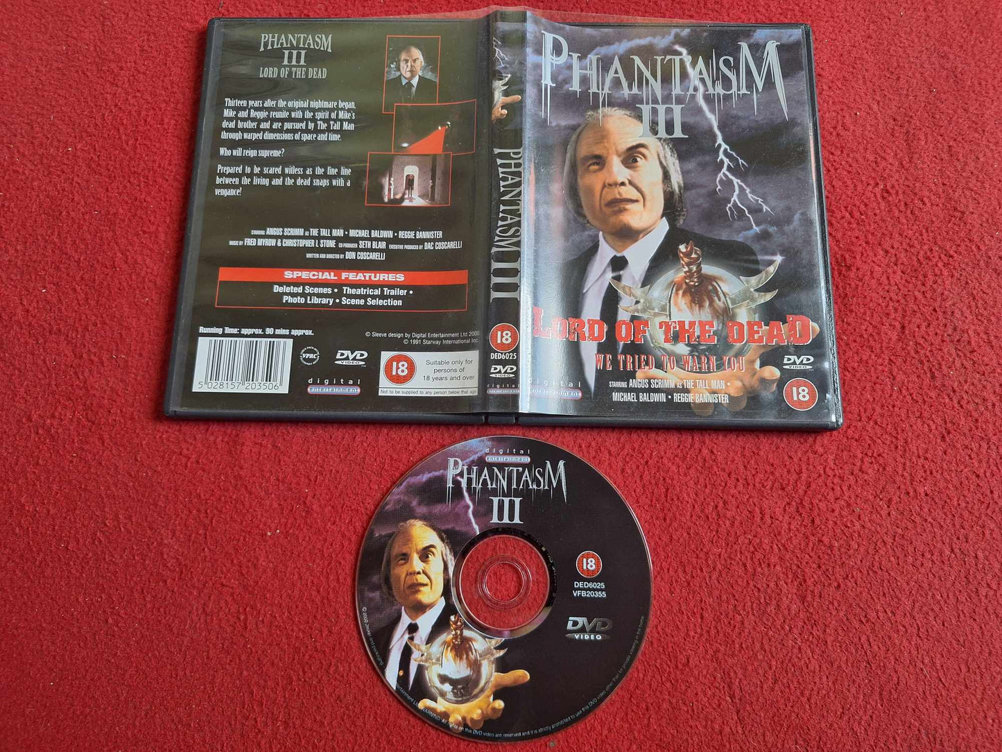 PHANTASM III 3 DVD