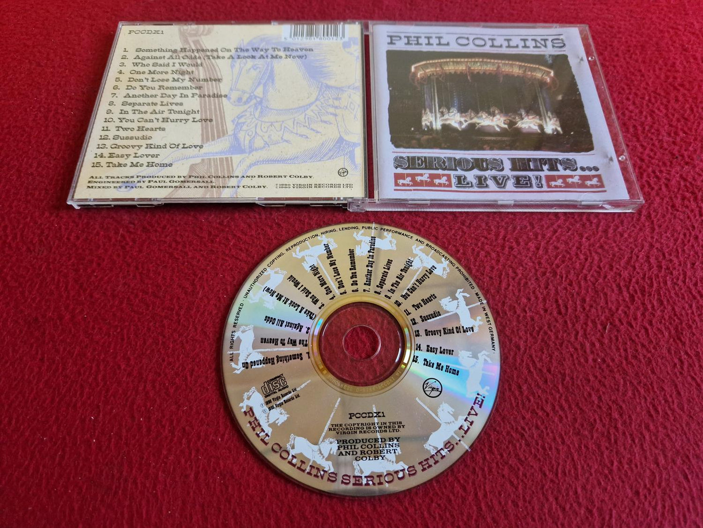 PHIL COLLINS SERIOUS HITS LIVE CD