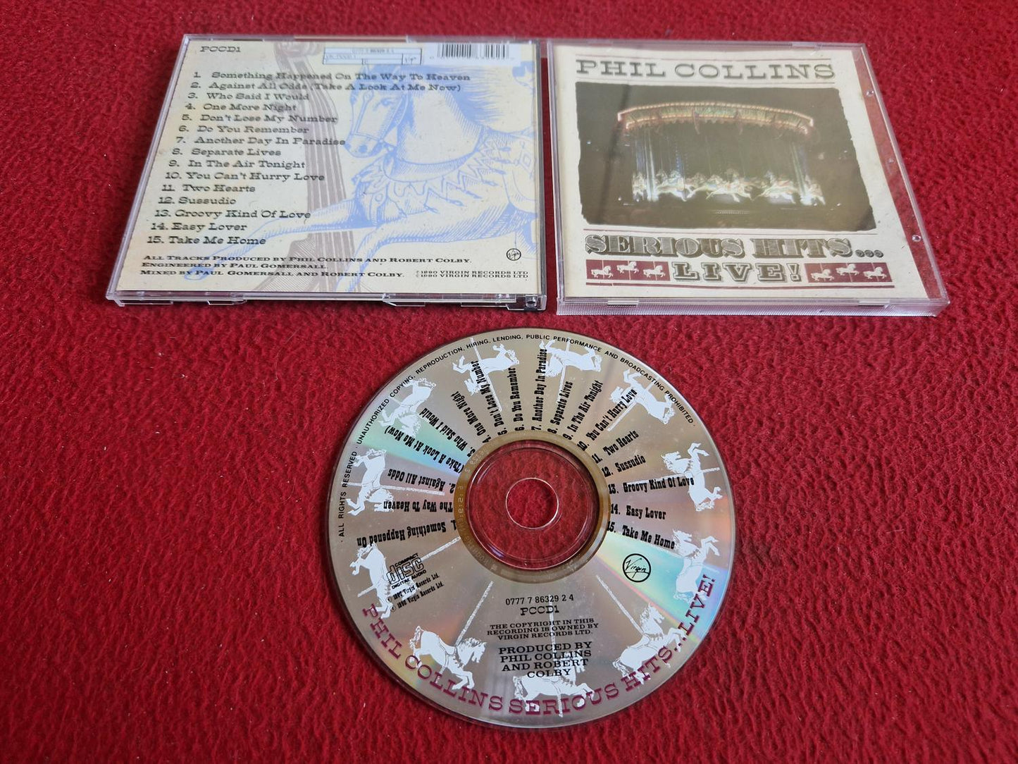 PHIL COLLINS SERIOUS HITS... LIVE! CD