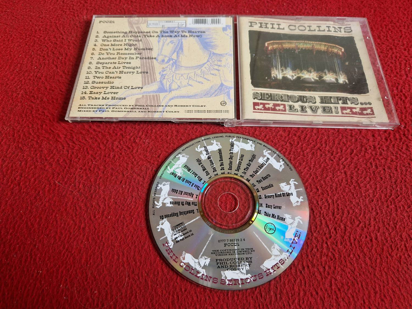 PHIL COLLINS SERIOUS HITS... LIVE! CD