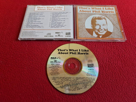 PHIL HARRIS THAT'S WHAT I LIKE ABOUT CD