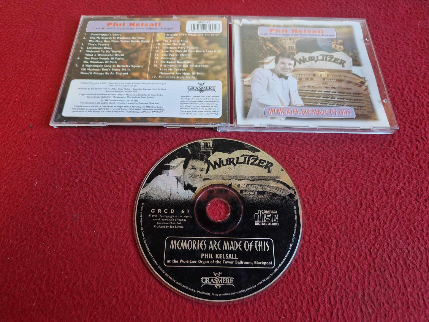 PHIL KELSALL MEMORIES ARE MADE OF THIS CD