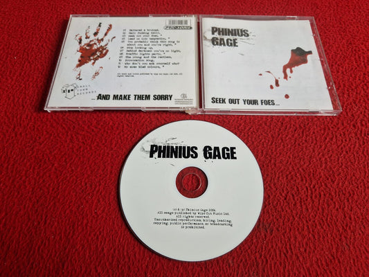 PHINIUS GAGE SEEK OUT YOUR FOES AND MAKE THEM SORRY CD