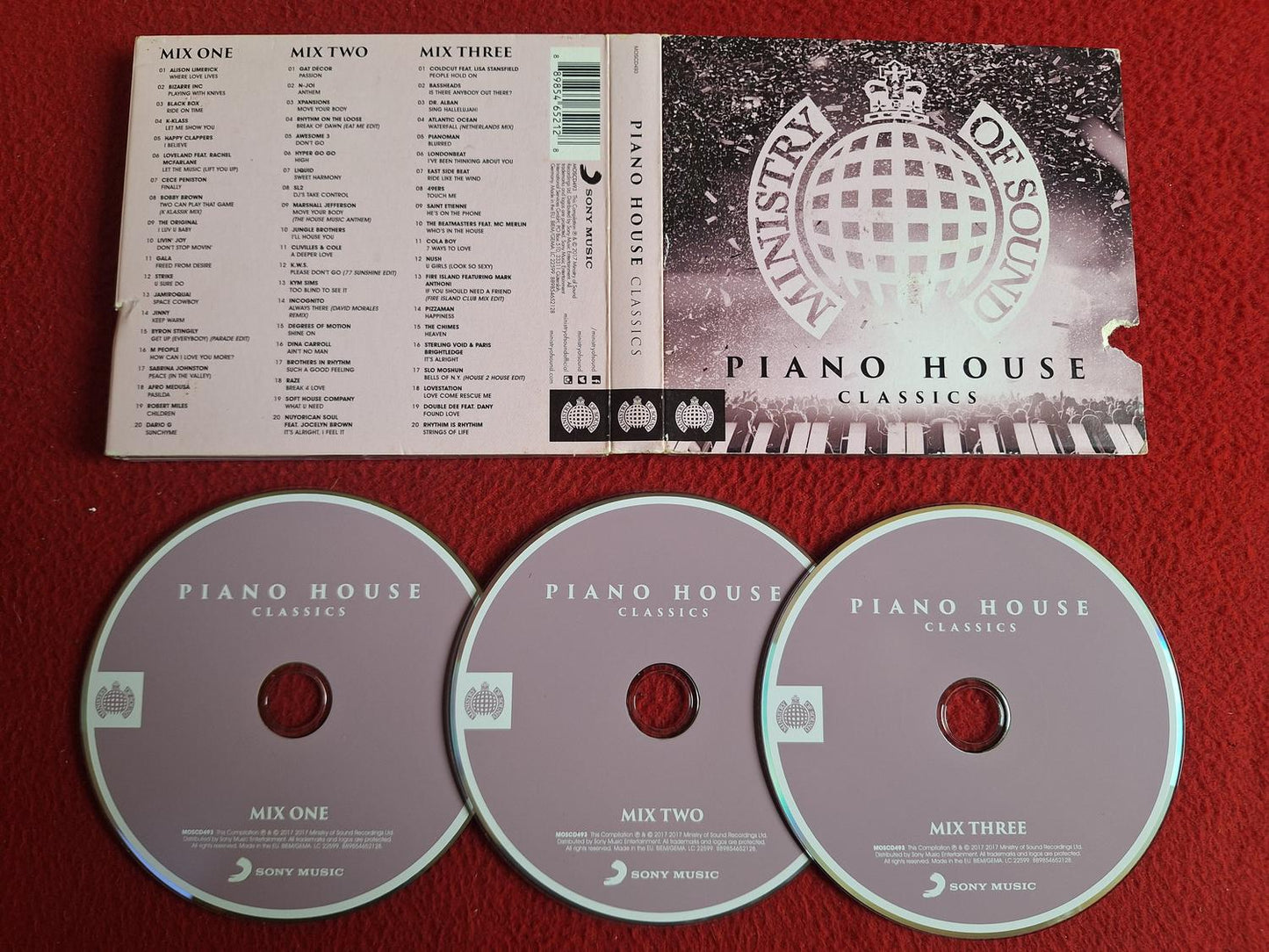 PIANO HOUSE CLASSICS MINISTRY OF SOUND CD BOX