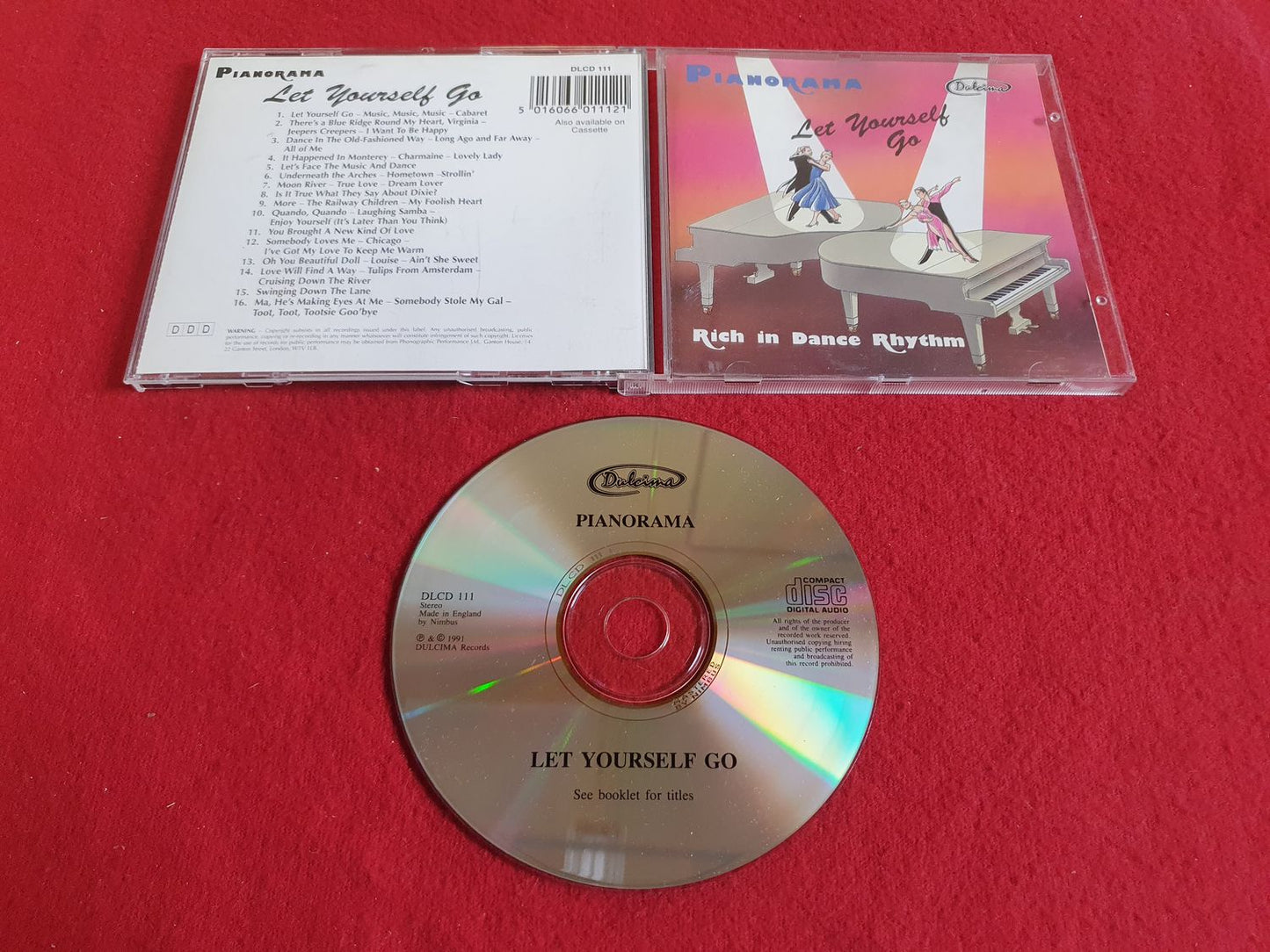 PIANORAMA LET YOURSELF GO till CD