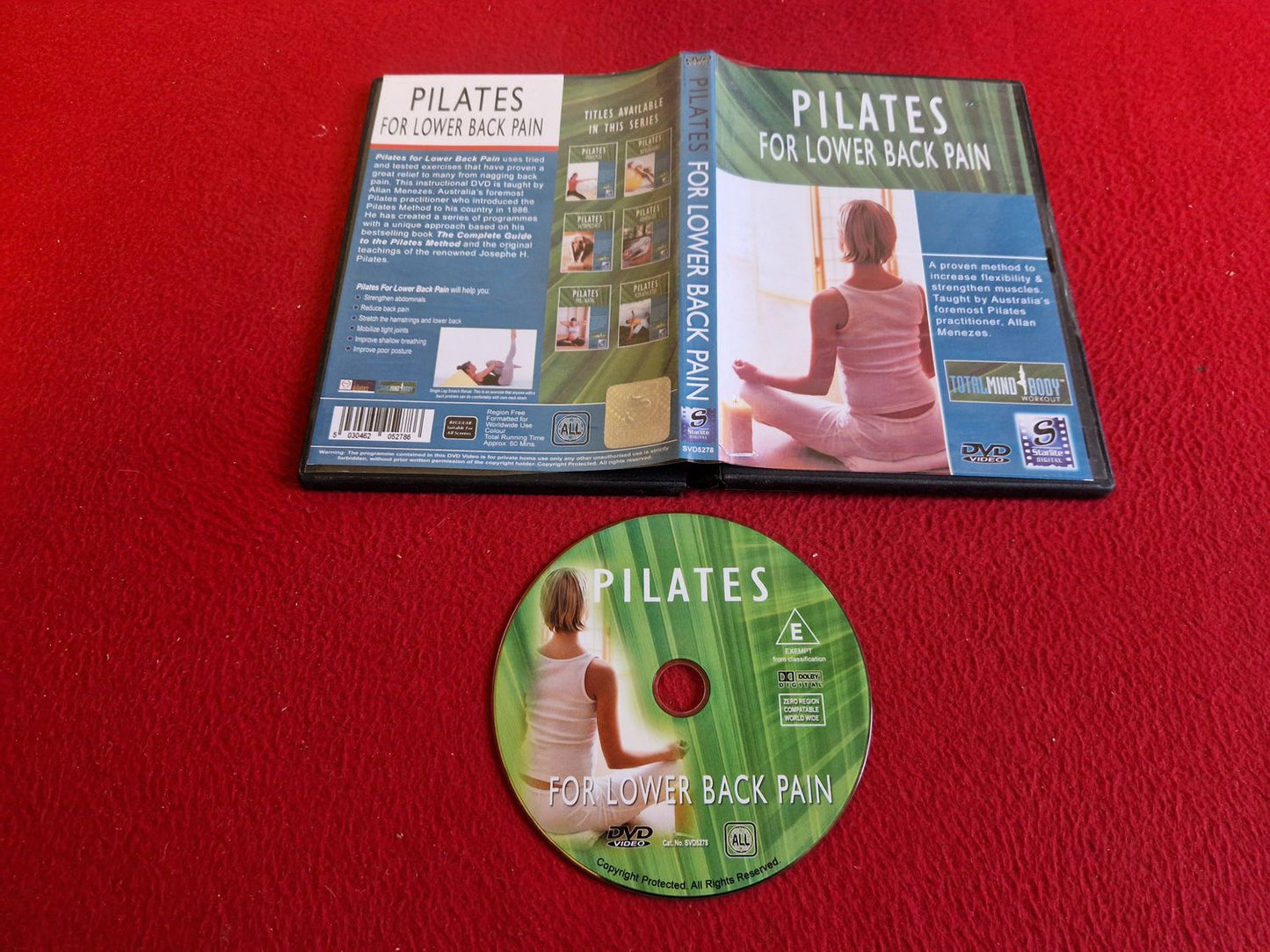 PILATES FOR LOWER BACK PAIN DVD