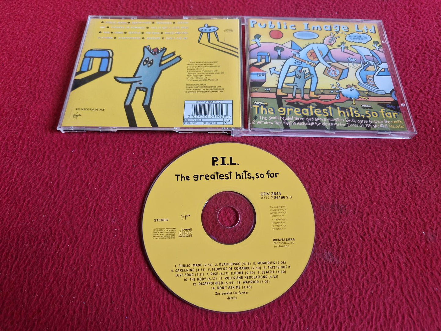 P.I.L. THE GREATEST HITS SO FAR CD