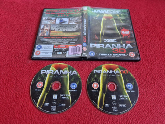 PIRANHA 2D + 3D DVD