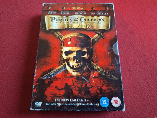 PIRATES OF THE CARIBBEAN CURSE OF THE BLACK PEARL + THE LOST DISC BOX DVD