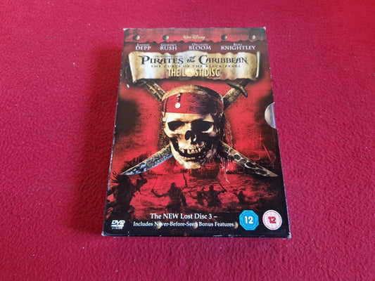 PIRATES OF THE CARIBBEAN CURSE OF THE BLACK PEARL + THE LOST DISC BOX DVD