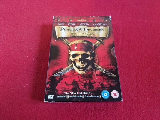 PIRATES OF THE CARIBBEAN CURSE OF THE BLACK PEARL + THE LOST DISC BOX till DVD