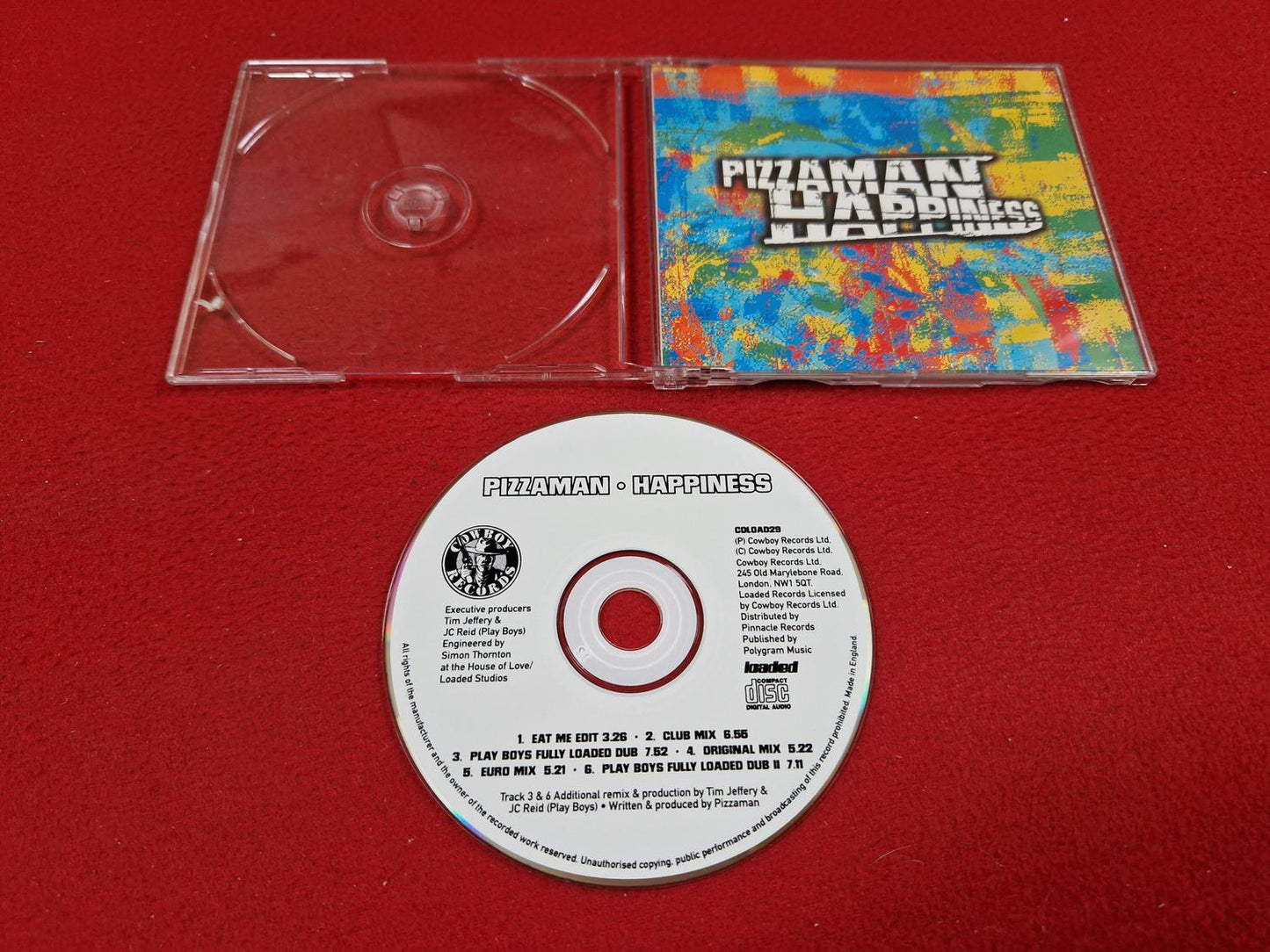 PIZZAMAN HAPPINESS SINGEL till CD