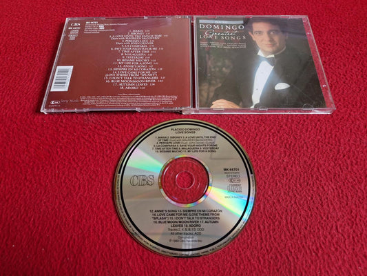 PLACIDO DOMINGO GREATEST LOVE SONGS CD