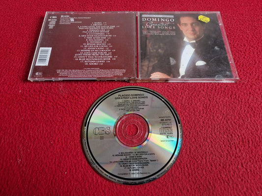 PLACIDO DOMINGO GREATEST LOVE SONGS CD