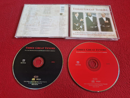 PLACIDO DOMINGO / LUCIANO PAVAROTTI / JOSE CARRERAS THREE GREAT TENORS CD