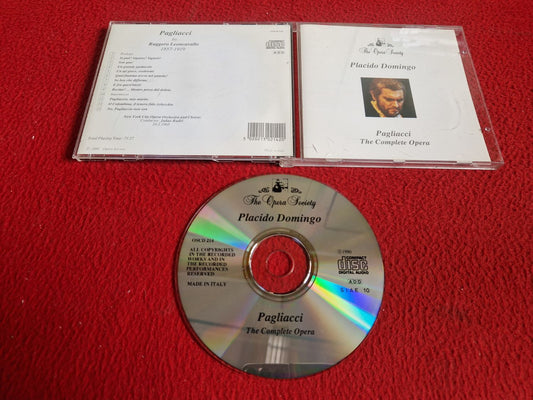 PLACIDO DOMINGO PAGLIACCI THE COMPLETE OPERA CD