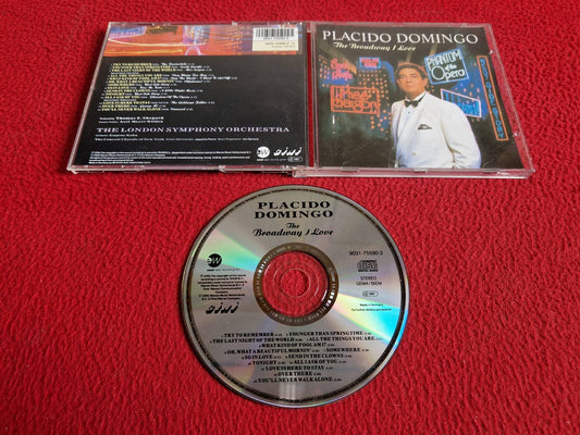 PLACIDO DOMINGO THE BROADWAY I LOVE CD
