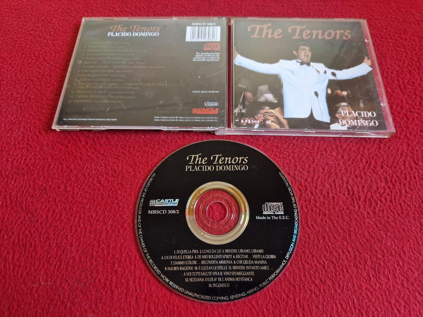 PLACIDO DOMINGO THE TENORS CD