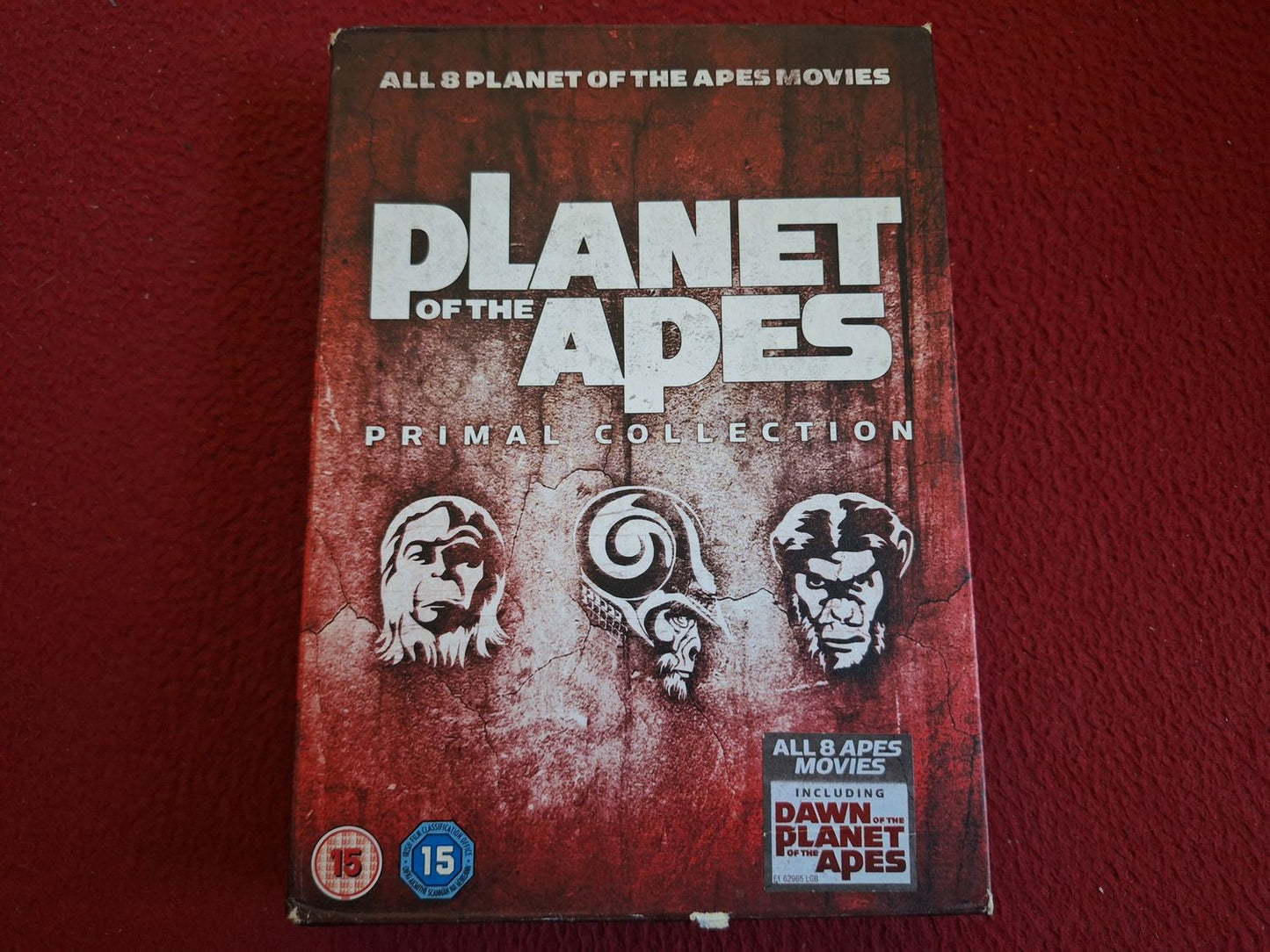 PLANET OF THE APES PRIMAL COLLECTION ALL 8 MOVIES BOX DVD
