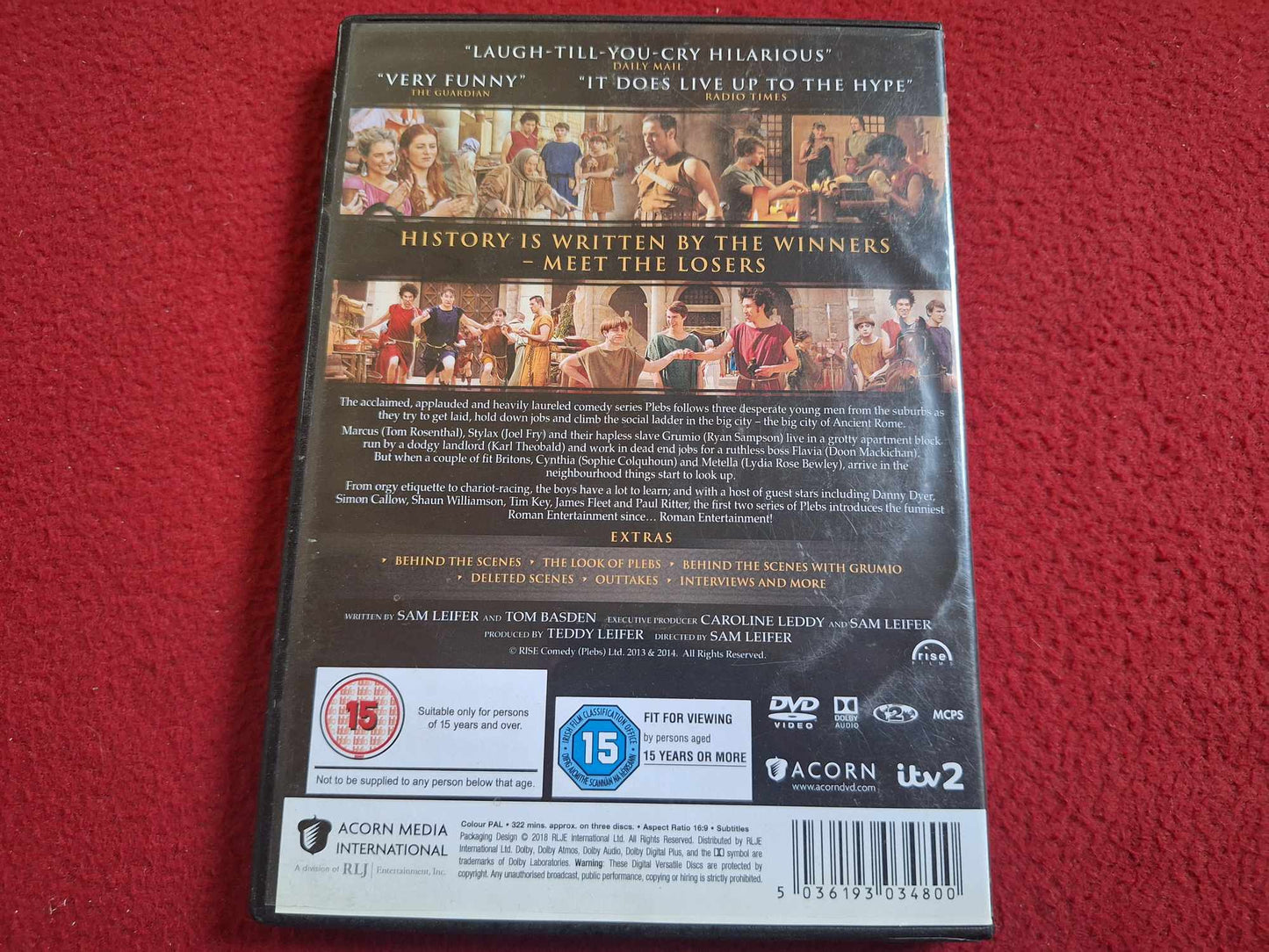 PLEBS SERIES 1 & 2 BOX DVD