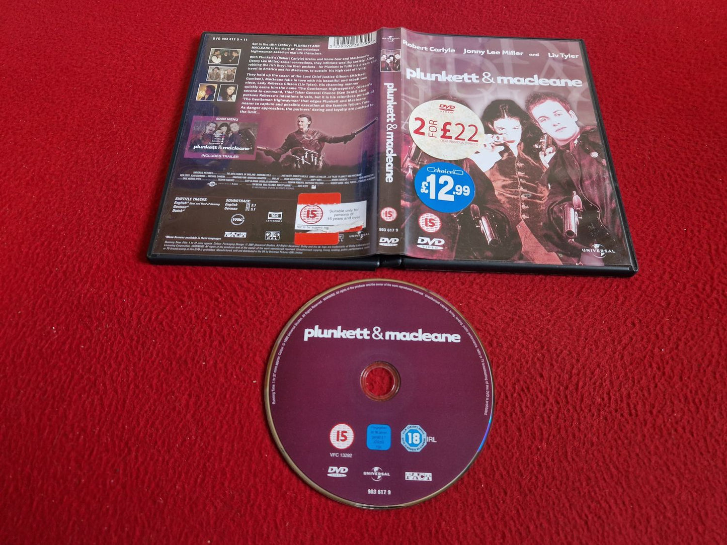 PLUNKETT & MACLEANE DVD