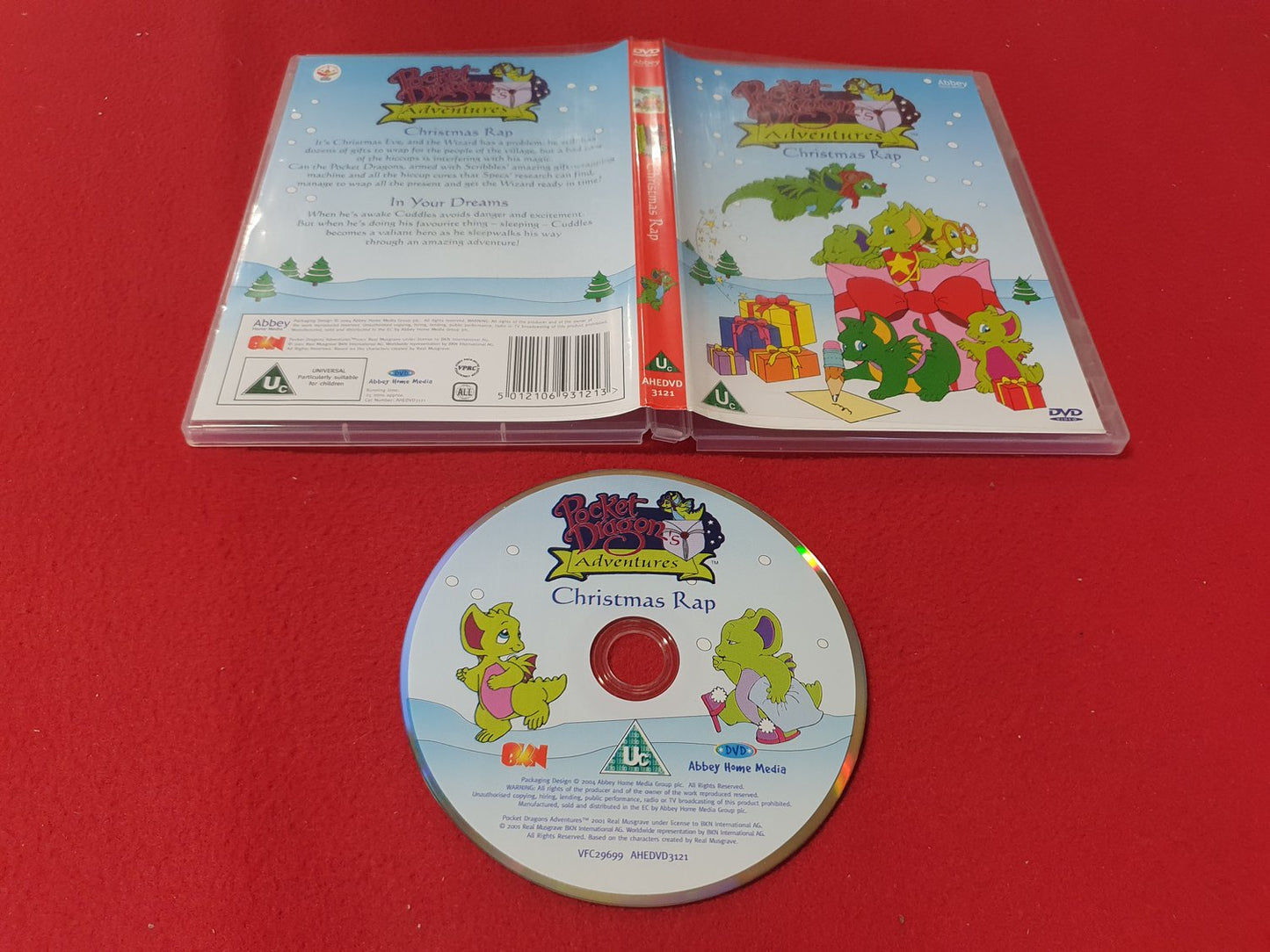 POCKET DRAGON ADVENTURES CHRISTMAS RAP till DVD