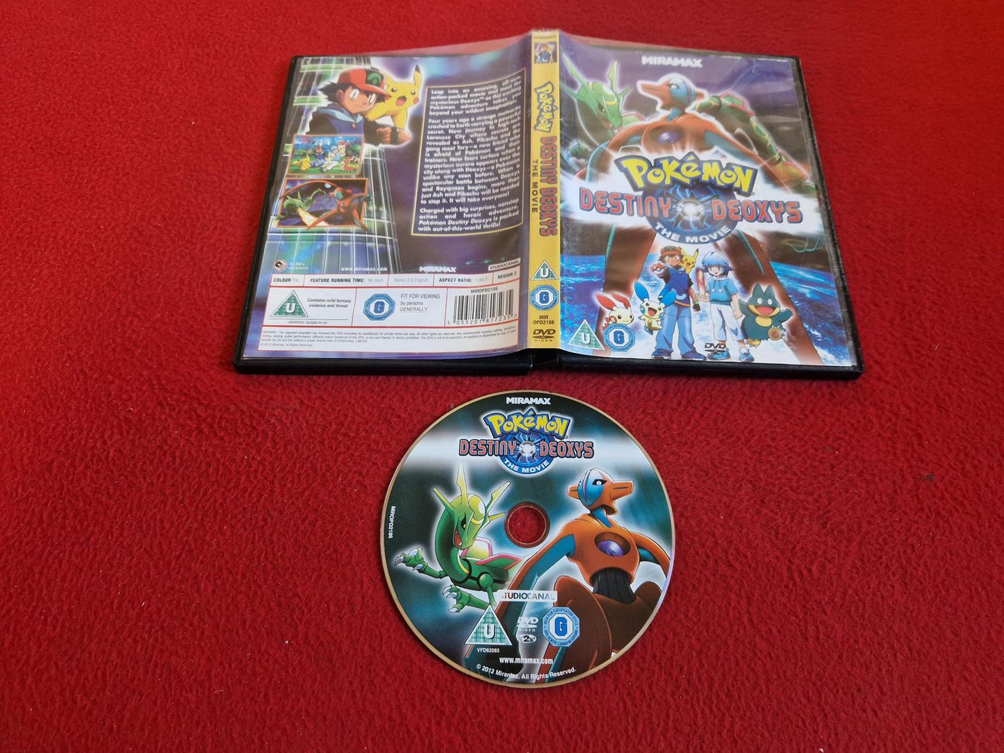 POKEMON DESTINY DEOXYS DVD