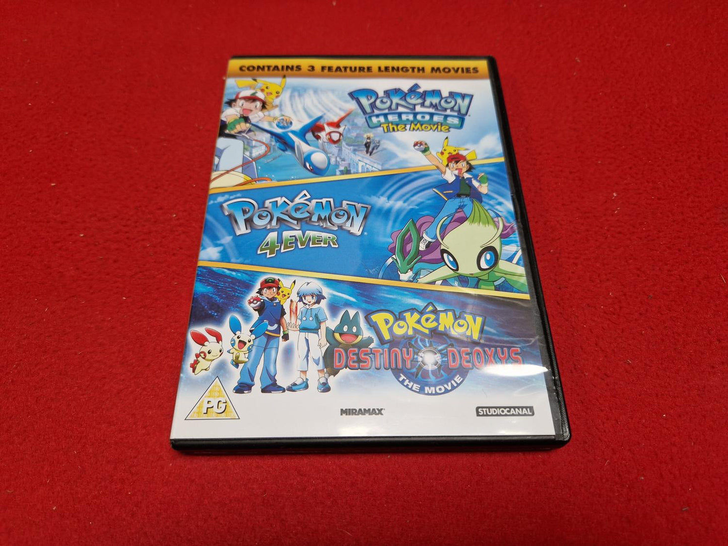 POKEMON HEROES / 4 EVER / DESTINY DEOXYS BOX till DVD