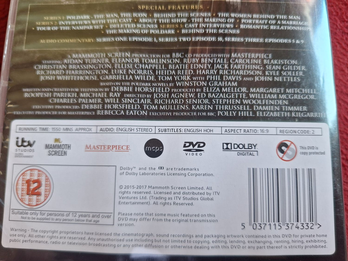 POLDARK SERIES 1 - 3 BOX DVD