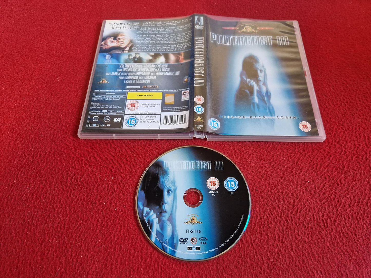 POLTERGEIST 3 DVD